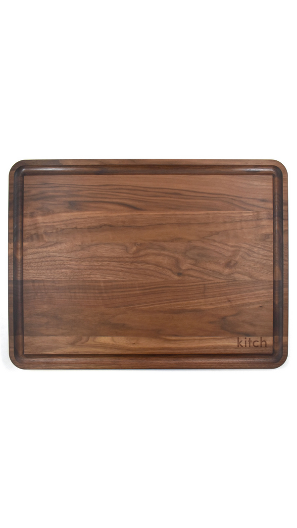 Extra Large Wooden Cutting Board with Juice Groove | Kitch Essentials